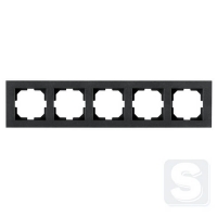 Рамка на 5 постів горизверт. монтаж Arvia Electric KAREN Димчастий (20 04 2000 025)